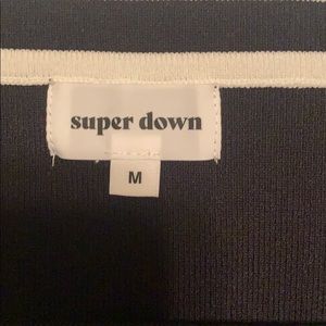 superdown Tops - Super down black crop top superdown Tops - Super down black crop top